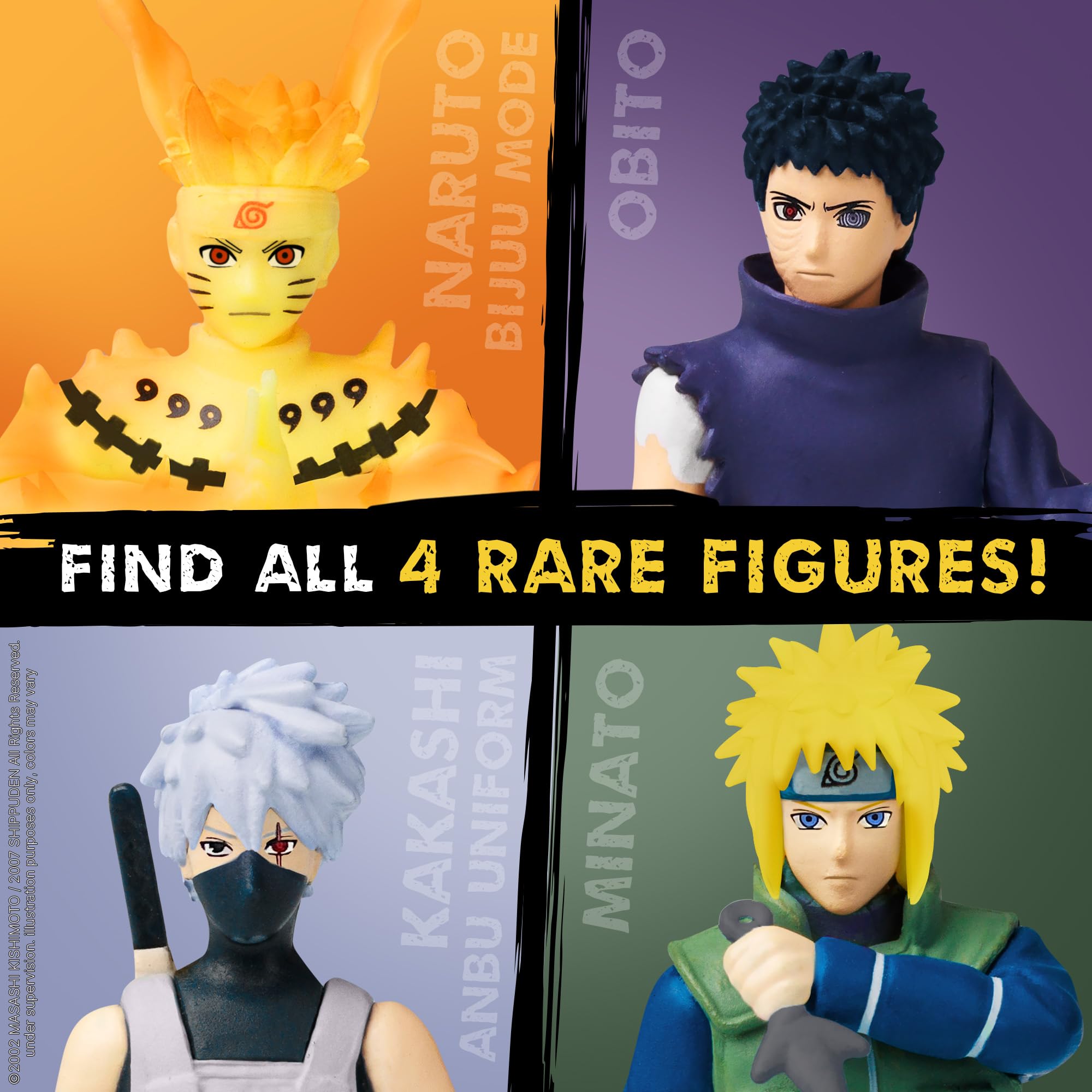 P M I Naruto ナルト 疾風伝 コレクティブ ミニフィギュア 12パック